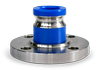 3 inch Quick Connect Flanged Adapter, Stainless Steel Flange with Reinforced Adapter