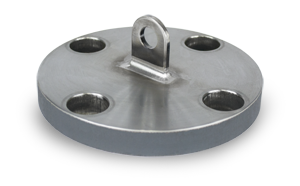 HCL Car Blind Flange, 6 inch Bolt Circle, Carbon Steel