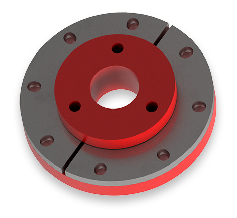 Reducing Flange 10 1/2"x2 1/2"