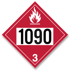 Placard Flammable #1090