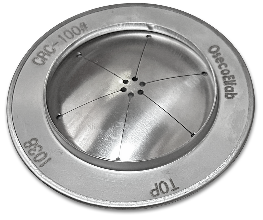 Rupture Disc 100 psi, 3 1/8" OD, Stainless Steel/Teflon