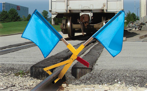 Clamp On Twin Nylon Flag Holder