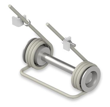 Lift Assist, fits 20 inch Trinity Style Manway Cover, 5-1/4 inch wide Double Spring with 10 inch long arms