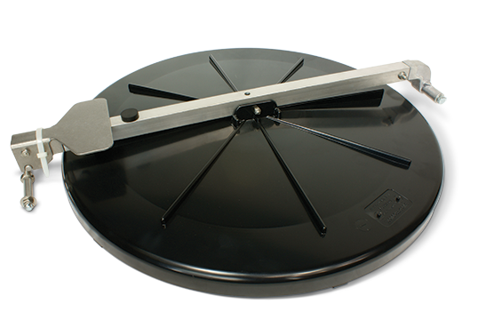 20-Inch Carbon Black Hatch Cover, Black Dynaflex Gasket