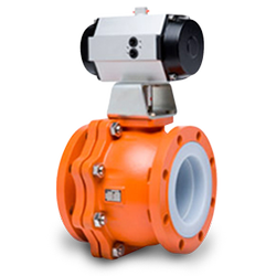 Ball Valve 2 inch Flanged, Dual Actuator