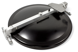 16-Inch Carbon Black Hatch Cover, Black Neoprene Gasket
