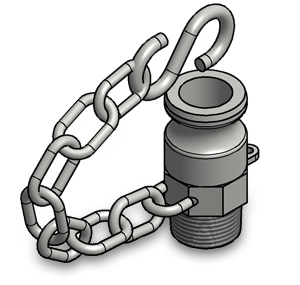 Quick Connect Adapter 1" Thread On