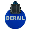 Solar Powered Blue Flashing Light