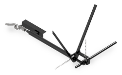 Safeguard™ BOV Operating System, Fits Jamesbury 9RET, Long (56"), Clockwise Handle Orientation, Weld on