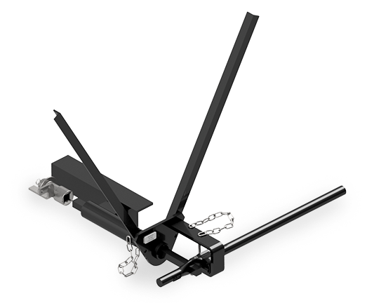 Safeguard™ BOV Operating System, Fits Jamesbury 5RET, Short (37"), Clockwise Handle Orientation, Weld on