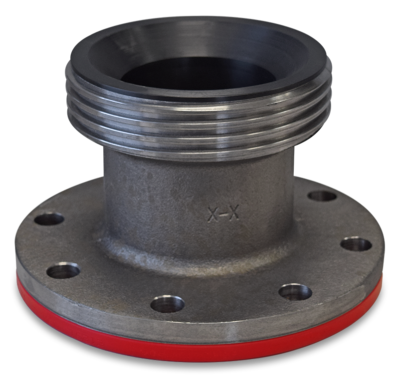 Lined Hammer Union Female 6" Flange